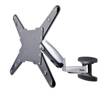 Startech.com FHA-TV-WALL-MOUNT Televízió fali konzol 75x75-400x400 23"-55" -15..8 fok fekete ezüst