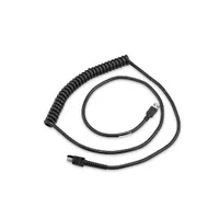 Zebra CBA-UF6-C09ZAR USB kábel sorozat A 9" spirálkábel árnyékolt fekete #1