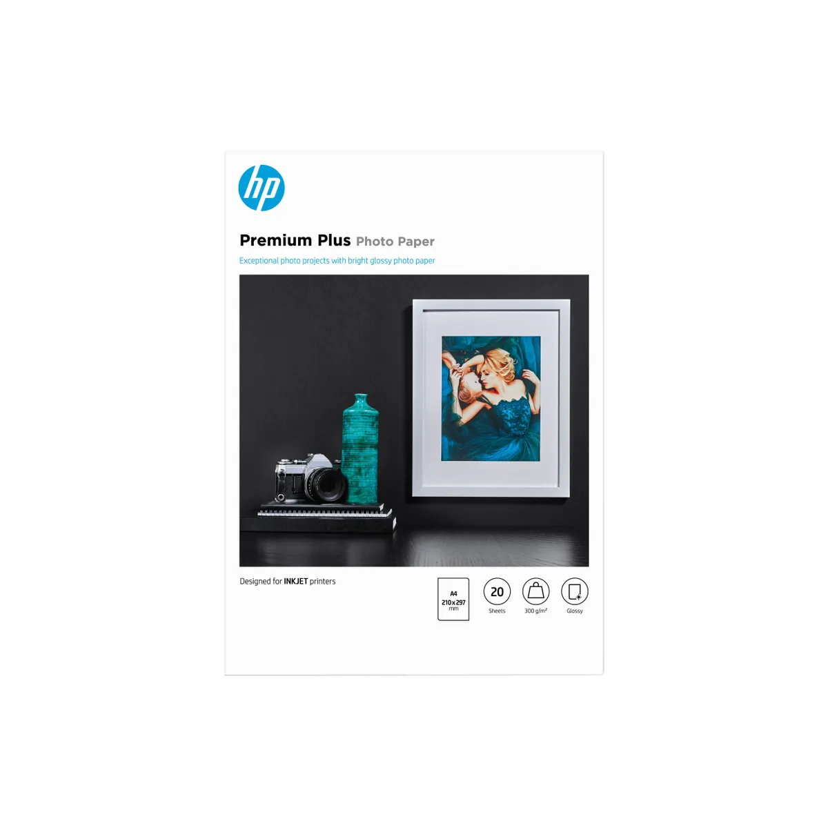 HP Inc. CR672A Premium Plus fényes fotópapír A4 20 lap #1