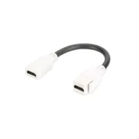 Assmann DN-93403 HDMI 2.0 keystone modul lapos fehér női HDMI csatlakozó