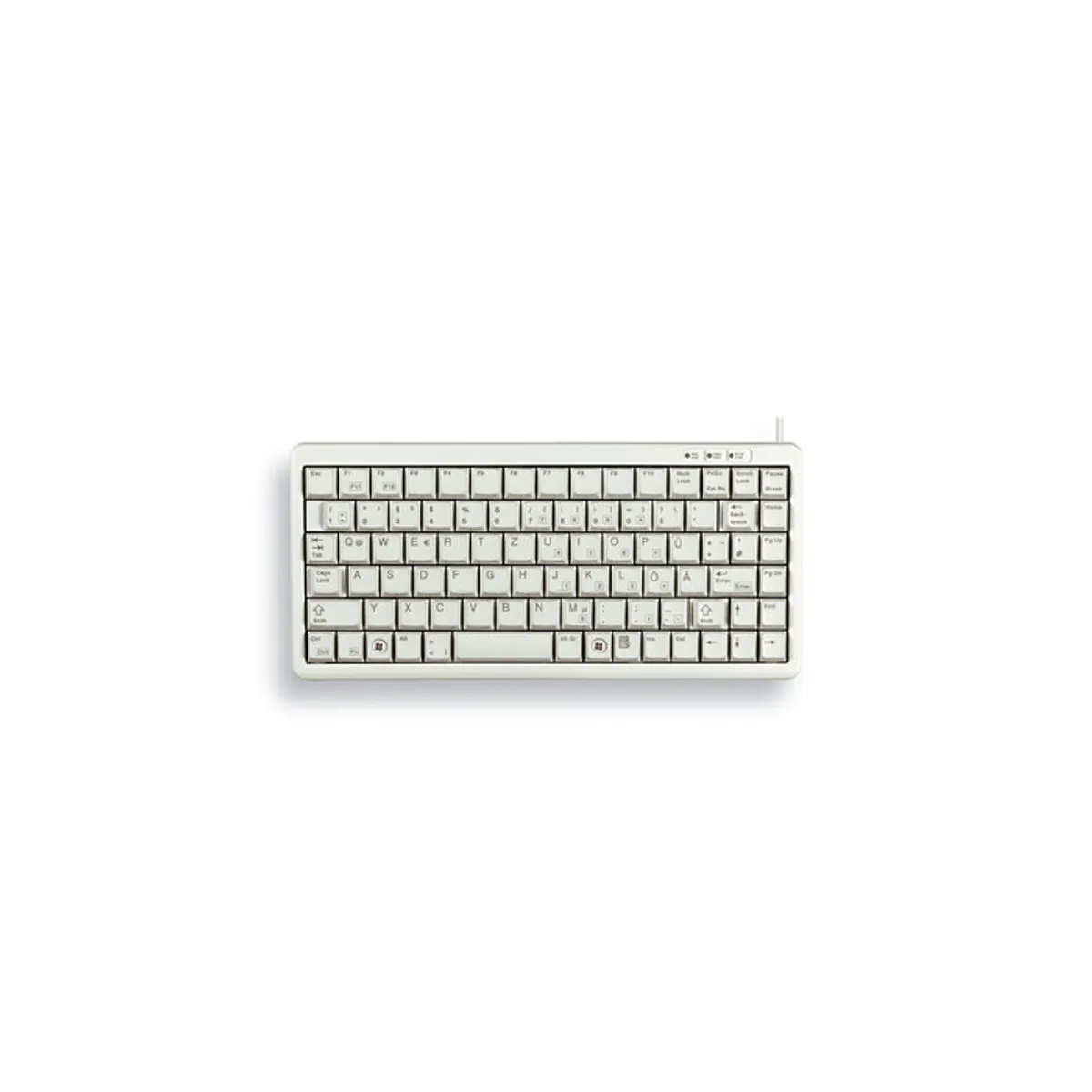 Cherry G84-4100LCMFR-0 G84-4100 compact 86-billentyűs azerty USB világosszürke #1