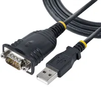 Startech.com 1P3FP-USB-SERIAL db-9 to usb-type-a kábel 0,91 m fekete Prolific IC #1