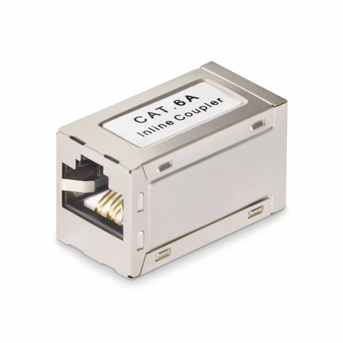 Startech.com IN-CAT6A-COUPLER-S1 árnyékolt RJ-45 CAT6A F/F arany érintkezők ezüst #1