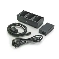 Zebra SAC-MPM-3BCHGEU1-01 3-s slotos beltéri akkumulátortöltő fekete EU kábel