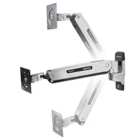 Ergotron 45-361-026 TV falikonzol 42" 11,3 kg VESA 75x75-200x200 döntés 0-75° forgatás 360° ezüst