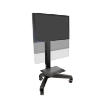 Ergotron 24-191-085 Neo-Flex Mobile MediaCenter VHD forgatható állítható magasság 51 cm gurulós fekete 23-41 kg kijelzőkhöz