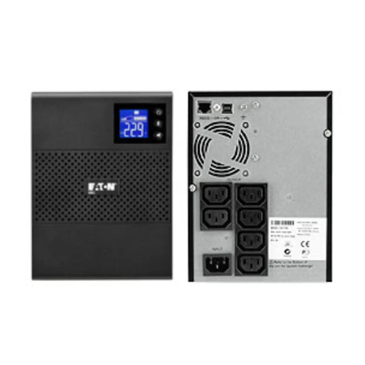 Eaton 5SC750I vonali-interaktív torony 230 V lcd tiszta szinusz usb rs232 6x iec13 #1