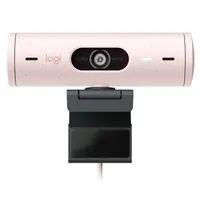 Logitech 960-001421 Brio 500 4 MP 1080p 30fps 720p 60fps autofókusz üveglencse USB-C RightLight 4 HDR beépített mikrofon rózsaszín
