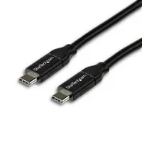 Startech.com USB2C5C2M USB-C adat- és töltőkábel 2 m USB 2.0 fekete