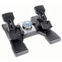 Logitech 945-000005 G Saitek PRO Flight Rudder Pedals USB PC Windows 7 8 8.1 10 310x410x170 mm