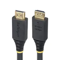 Startech.com HDMI2-CABLE-GRIP-5M hdmi kábel 5 m arany érintkezők arc 18 gbit fekete