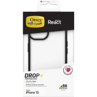 OtterBox 77-85584 React Series iPhone 13 borító áttetsző-fekete
