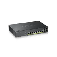Zyxel GS2220-10HP-EU0101F GS2220-10HP 8-portos PoE GbE switch 2x SFP uplink Layer 2 180W
