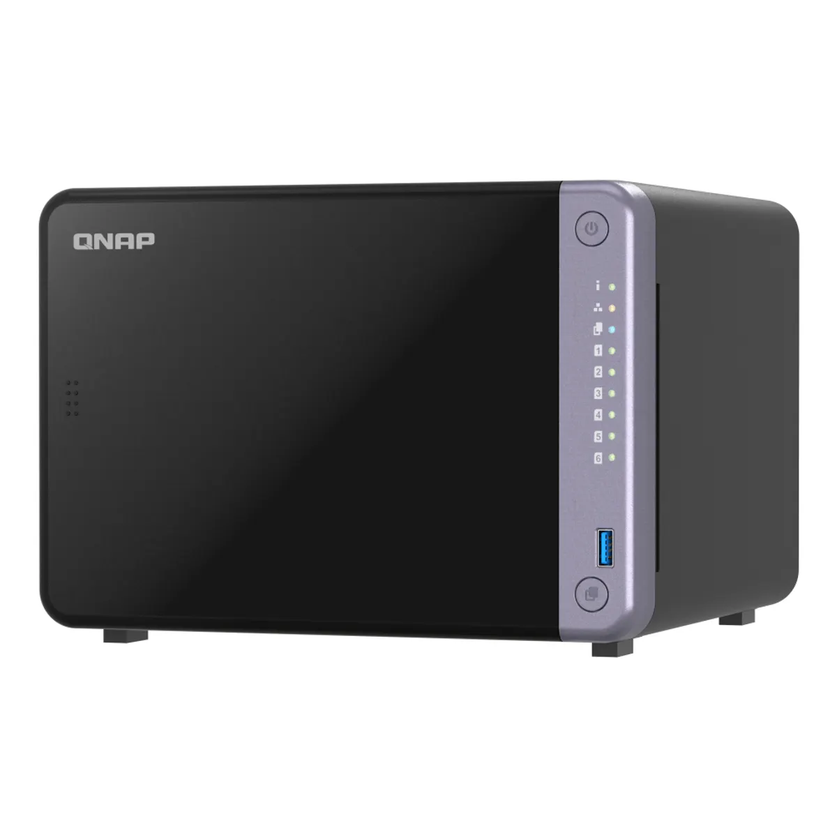 QNAP TS-632X-4G TS-632X AL524 2.0GHz 4GB DDR4 RAM 6-bay 3.5" desktop NAS 2x10GbE SFP 2x2.5GbE PCIe Gen3 USB 3.2 Gen1 #1