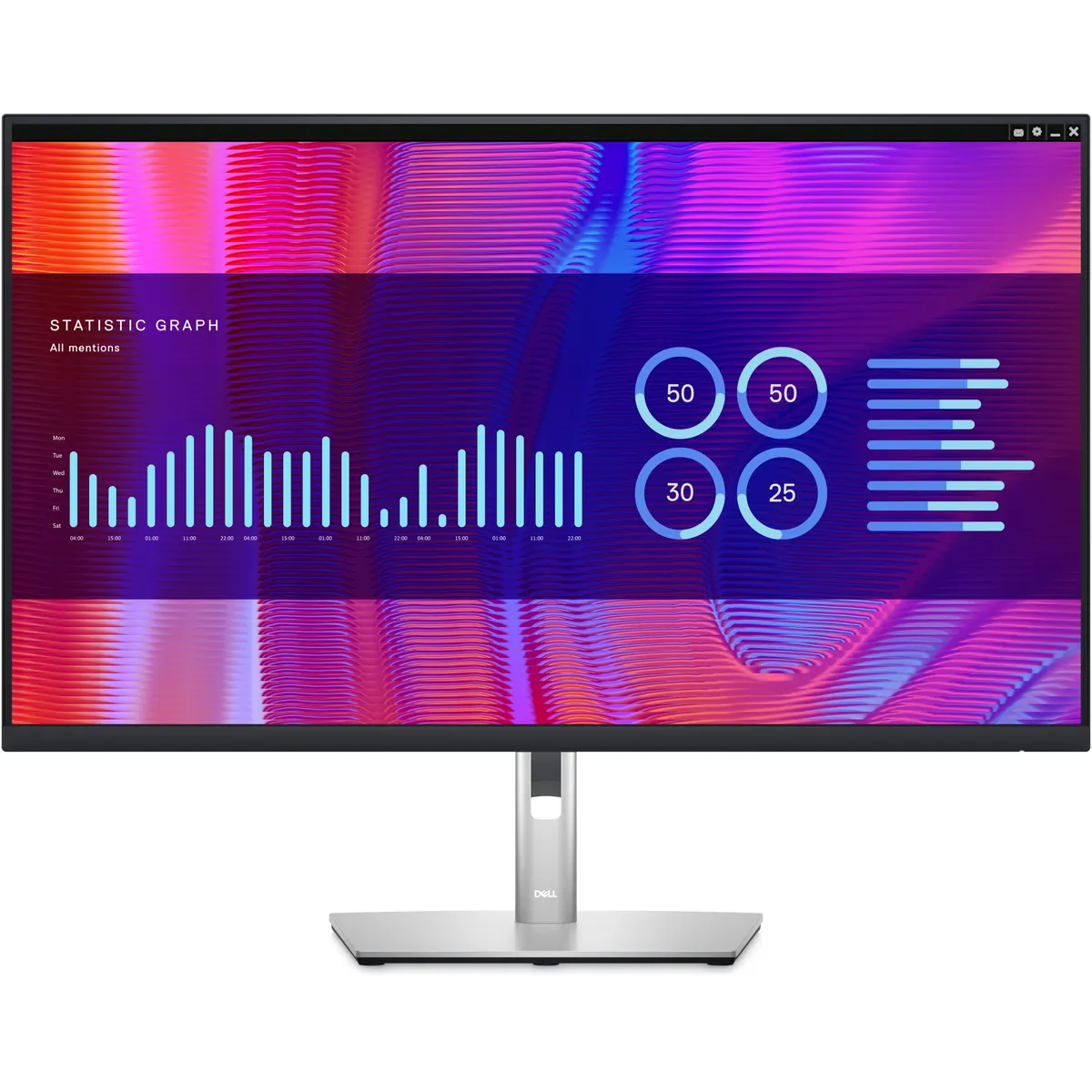 Dell 210-BDGB P3223DE 31.5" IPS LED 2560x1440 USB-C 90W HDMI DP 4x USB 3.2 Gen1 Type-A RJ45 VESA 100x100 állítható magasságú #1