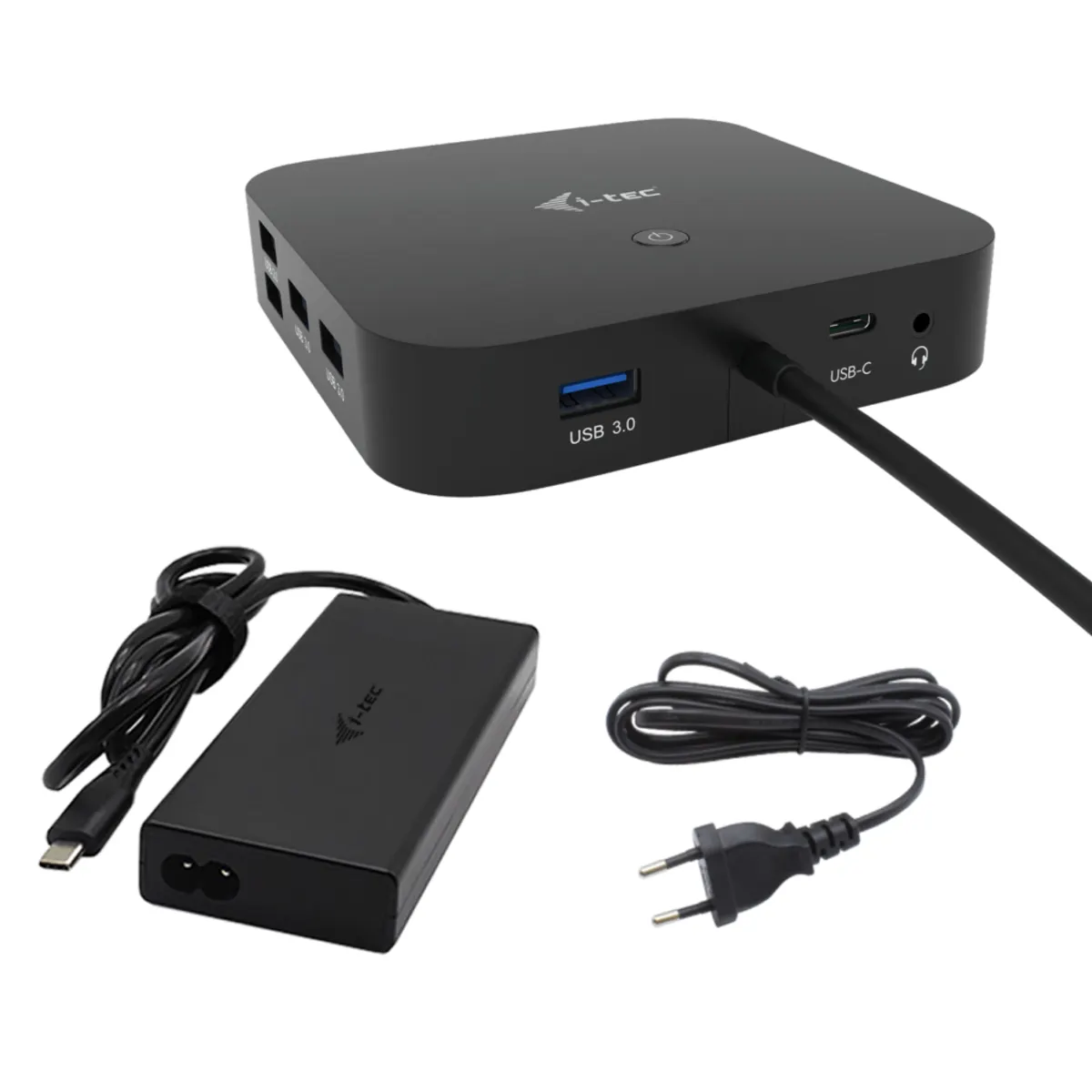 i-tec C31TRI4KDPDPRO100 USB-C HDMI 2x DP dokkolóállomás PD 100W #1
