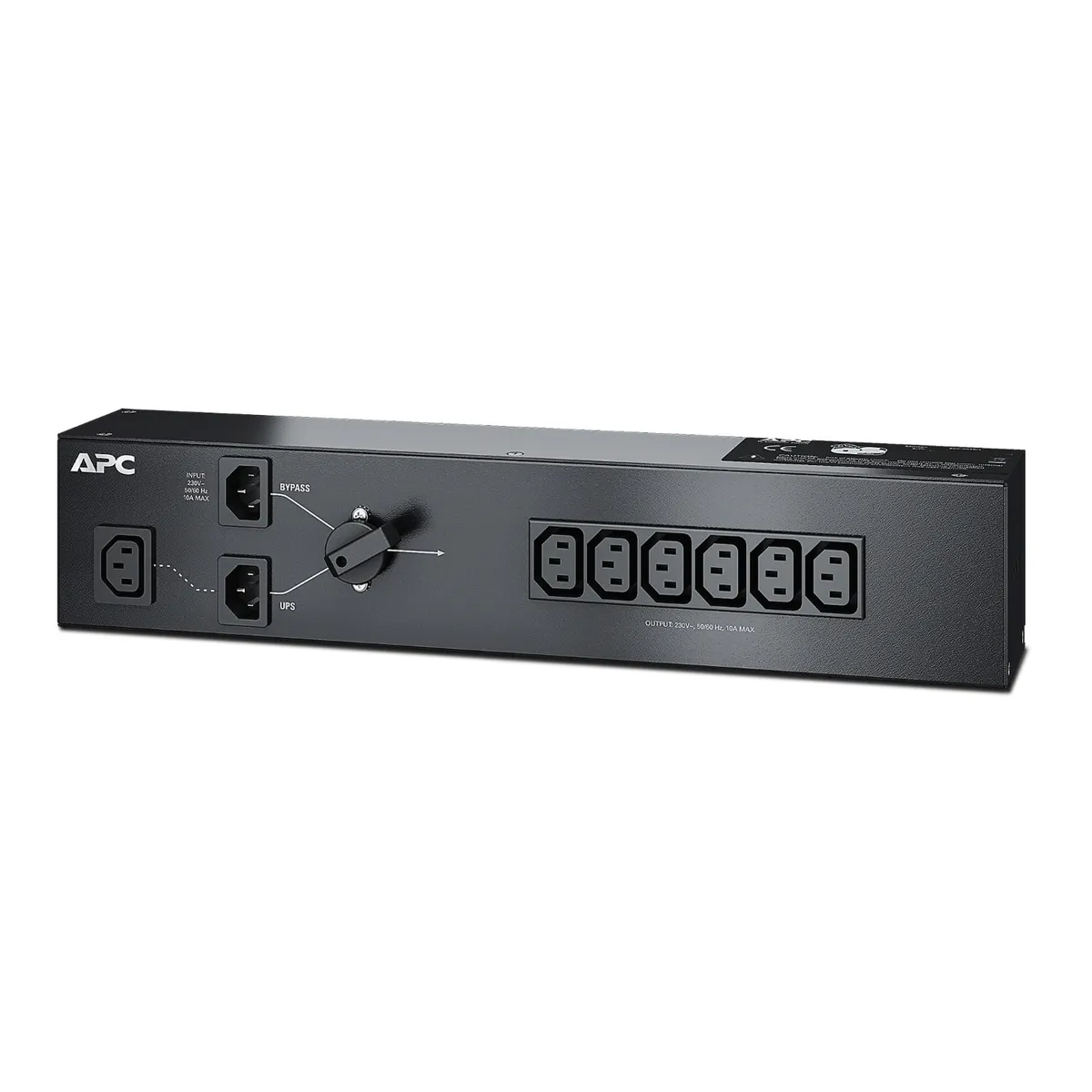 APC SBP1500RMI Szerviz bypass PDU 10 A 230 V 1500 VA 2U 7x IEC C13 bemenet IEC C14 #1