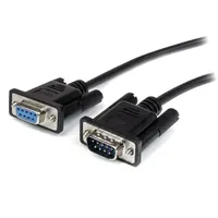 Startech.com MXT1003MBK soros hosszabbító kábel 3 m DB-9 M-F