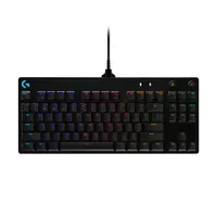 Logitech 920-009389 G Pro mechanikus gaming billentyűzet GX Blue kapcsoló RGB LED háttérvilágítás QWERTZ tenkeyless USB 1,8 m fekete