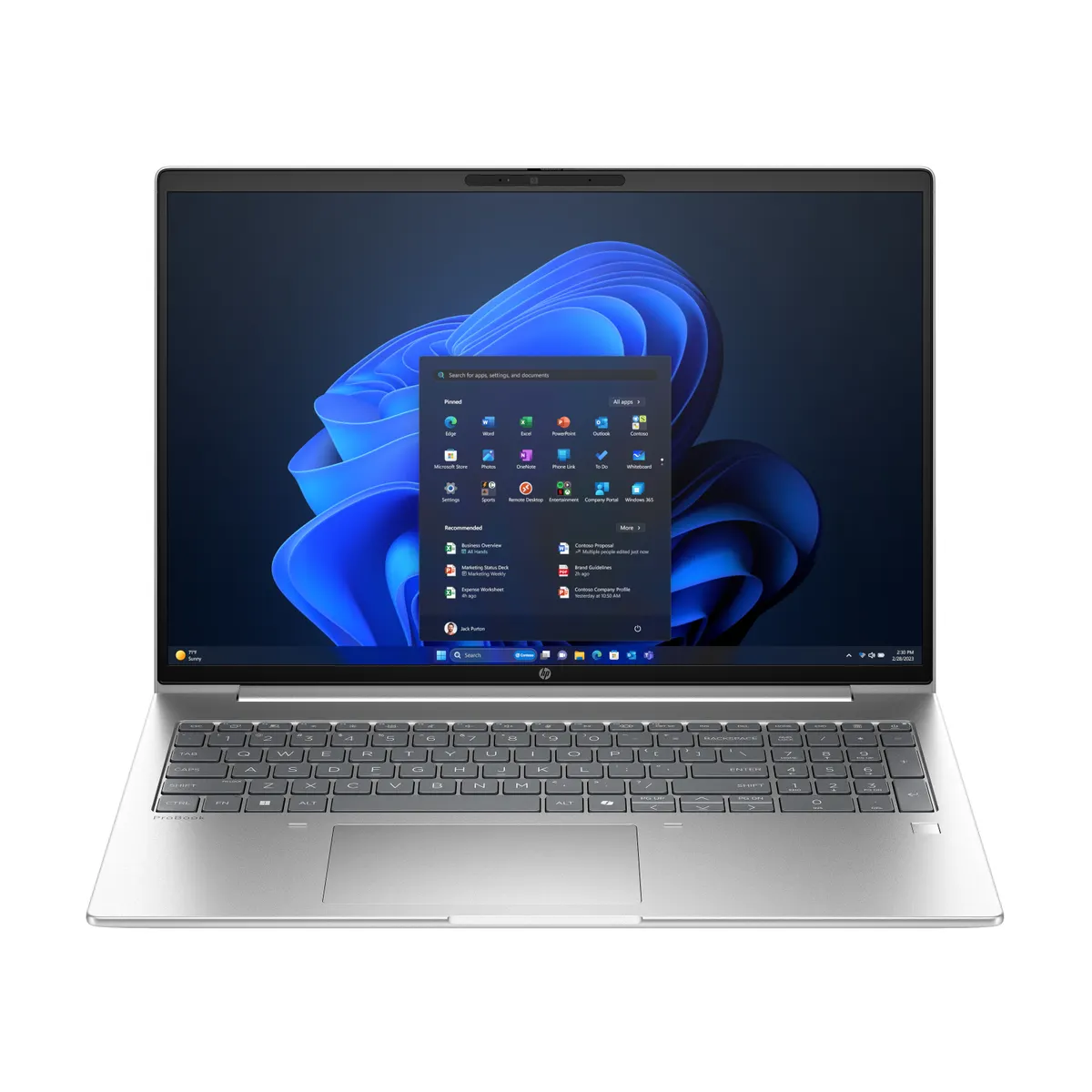 HP Inc. B9YX6ET#AKC ProBook 4 G1i AI 16" WUXGA 1920x1200 16GB DDR5 512GB PCIe Intel Core Ultra 7 255U Intel Graphics Windows 11 Pro Silver Aluminium #1