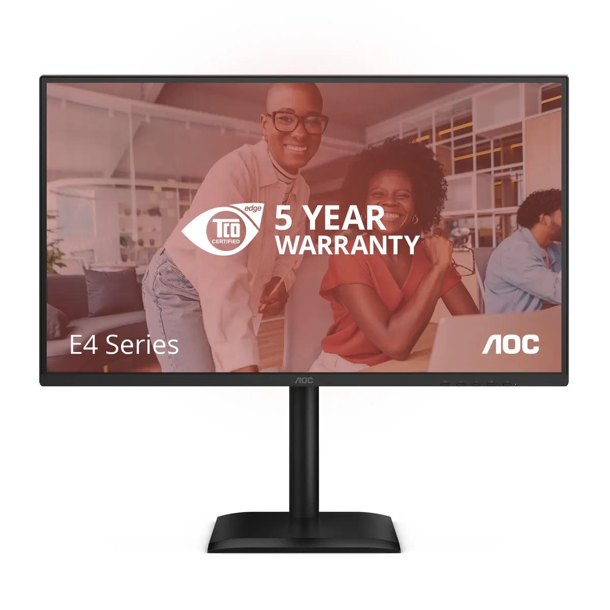 AOC 27E4U IPS monitor 27" Full HD 4 ms 178 fok mindkét irányban 300 nit HDMI USB hub beépített hangszóró VESA magasságállítás #1