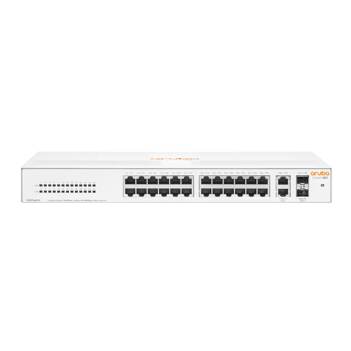 HP Enterprise R8R50A ABB Aruba Instant On 1430 26G 2SFP 26x RJ-45, 2x SFP, unmanaged, L2, 1U #1