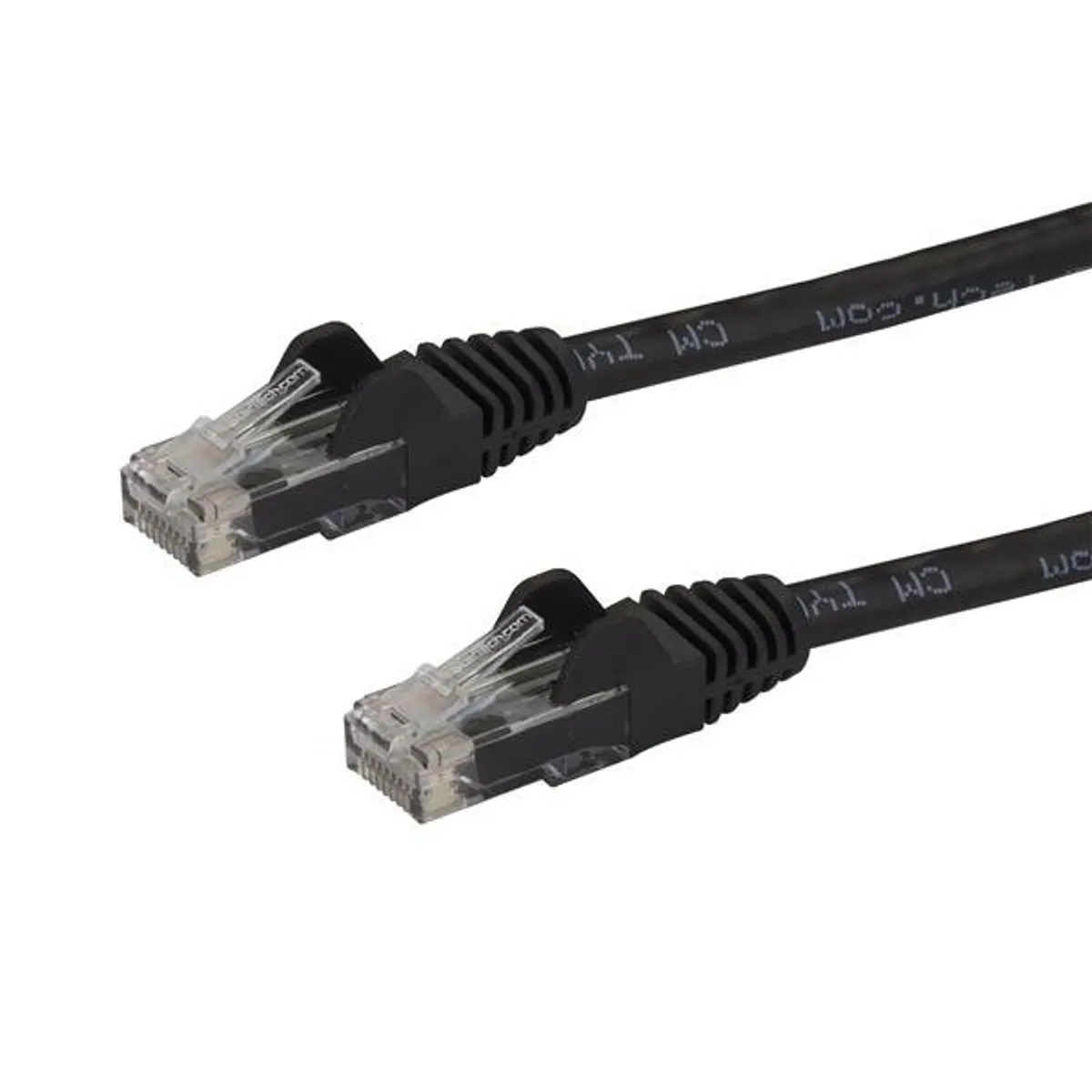 Startech.com N6PATC5MBK Snagless cat6 patch kábel 5 m utp RJ-45–RJ-45 arany érintkezők 1000 Mbps fekete 5 darab #1