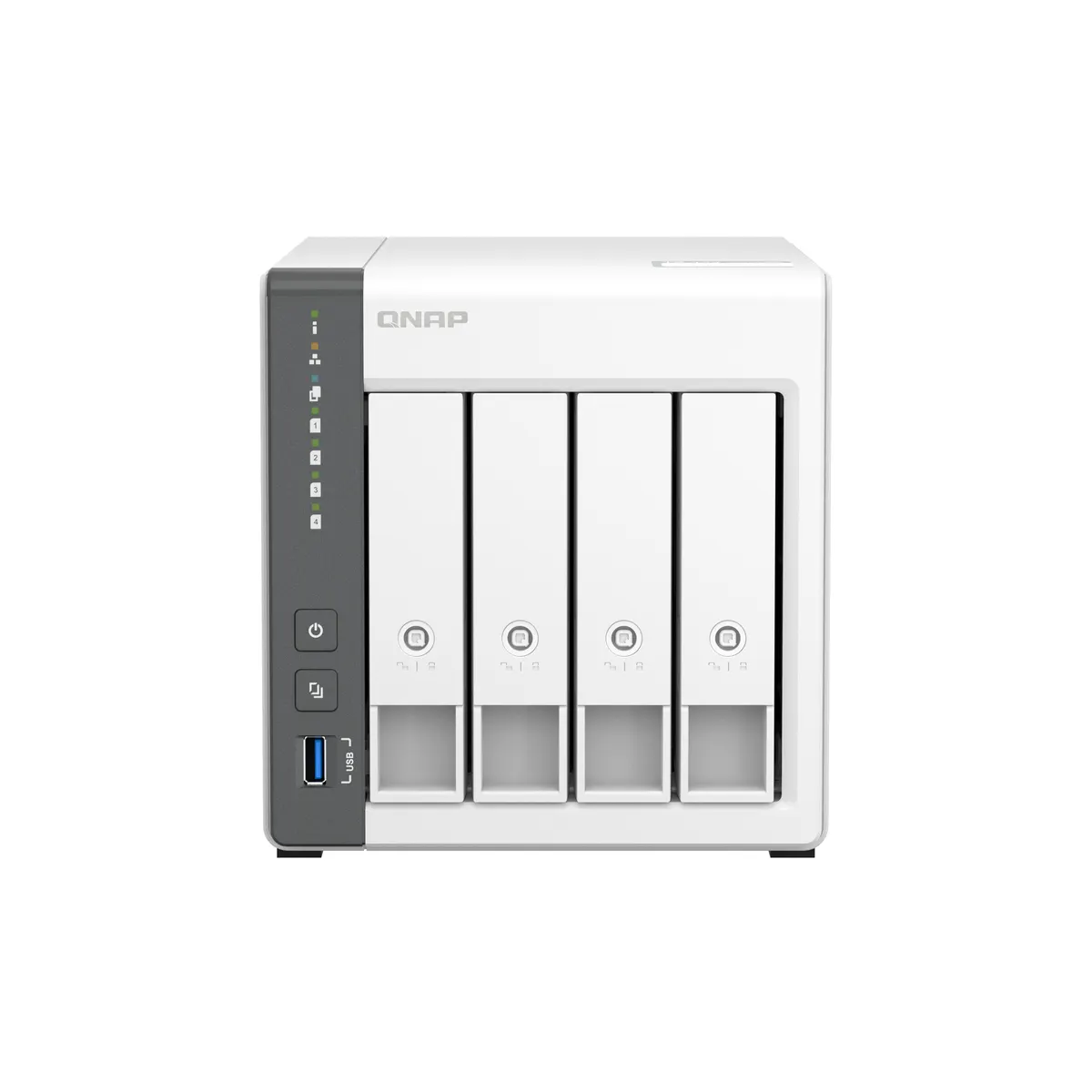 QNAP TS-433-4G NAS 4 férőhelyes 4 gb ram arm cortex-a55 2.0ghz 2,5gbe #1