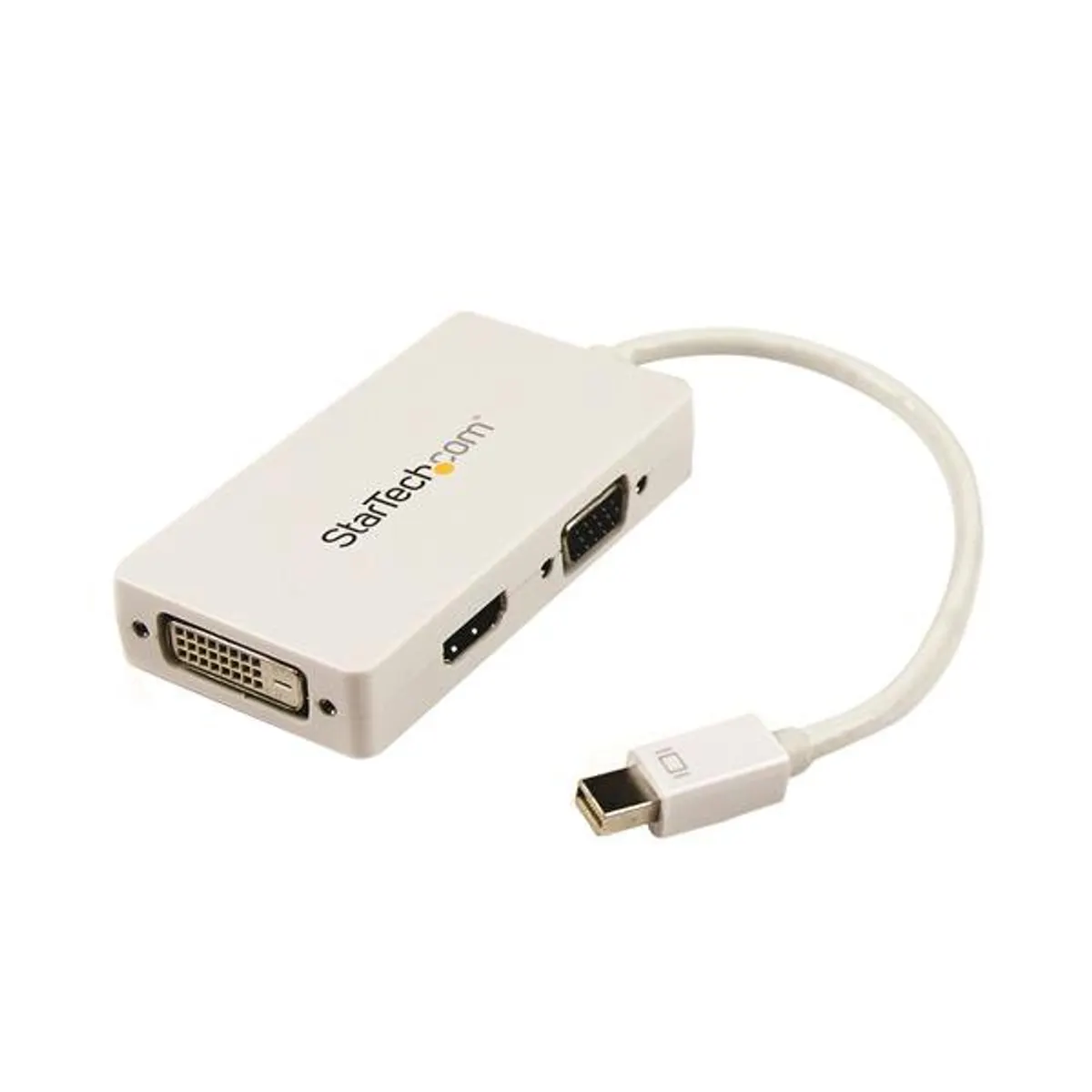 Startech.com MDP2VGDVHDW Mini DisplayPort-VGA-DVI-D-HDMI adapter 0,15 m #1