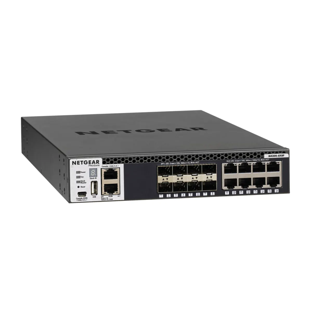 Netgear XSM4316S-100NES M4300-8X8F 16x10G 8x10GBASE-T 8xSFP+ Layer 3 SDN-ready OpenFlow 1.3 1U #1