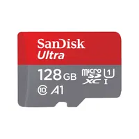 Sandisk SDSQUNR-128G-GN6TA Ultra microSDXC 128GB Class 10 UHS-I 100 MBps adapter