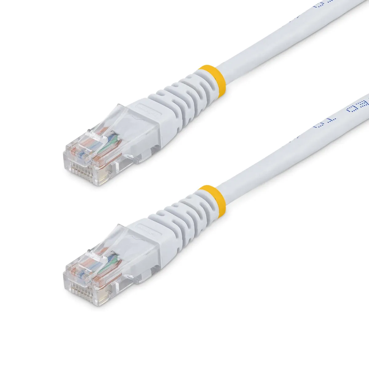 Startech.com M45PAT15MWH Patch kábel Cat5e UTP arany érintkezők RJ-45 RJ-45 fehér 15 m #1