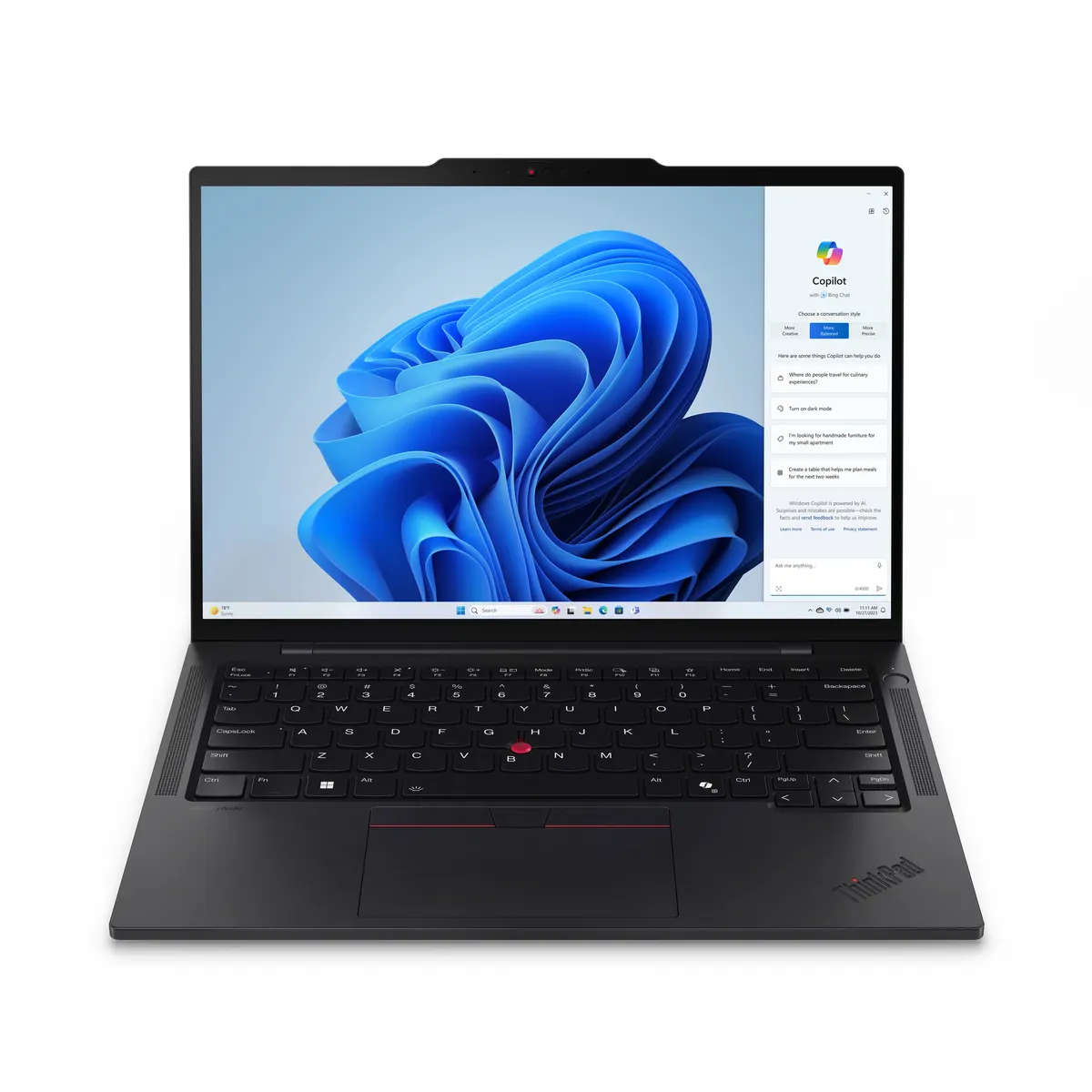 Lenovo 21LS002BHV ThinkPad T14s Gen 5 14" WUXGA 1920x1200 16GB LPDDR5x 512GB SSD Intel Core Ultra 7 155U Windows 11 Pro fekete #1