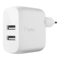 Belkin WCB002VFWH Dual USB-A töltő 24W fehér