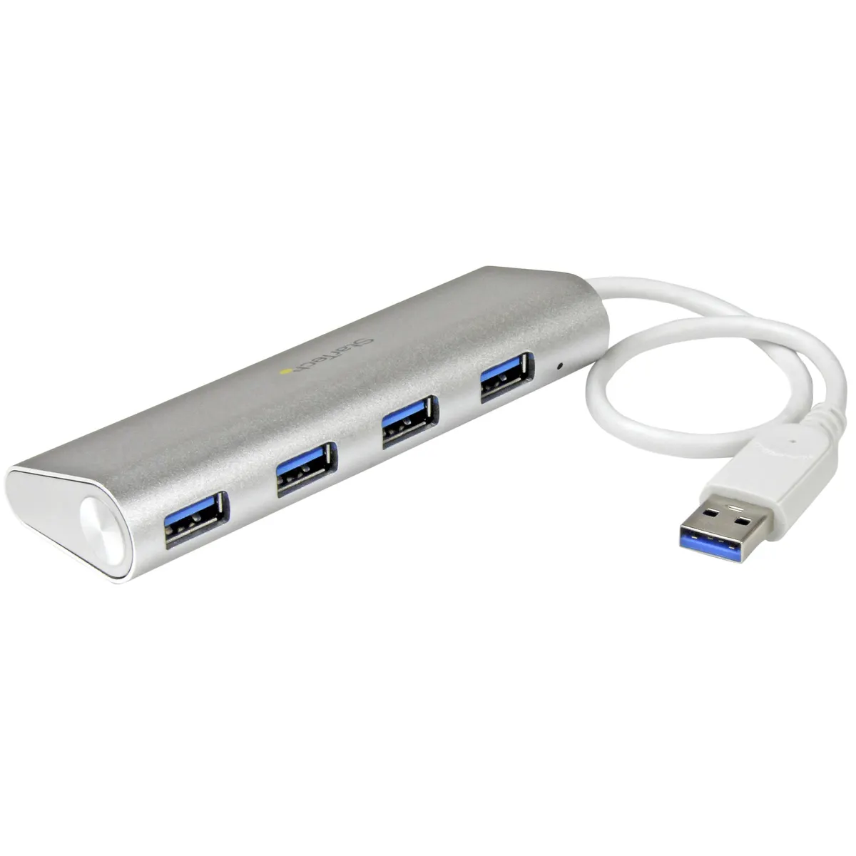 Startech.com ST43004UA 4 portos USB 3.0 hub ezüst fehér #1