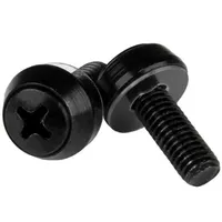 Startech.com CABSCRWSM62B M6x12mm csavar fekete 100 db