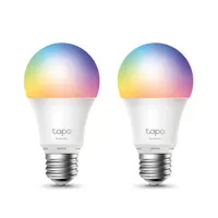 TP-Link TAPO L530E(2-PACK) L530E intelligens Wi-Fi LED izzó, E27, 806 lm, 8.7 W, 2500-6500 K, multicolor, 2-pack