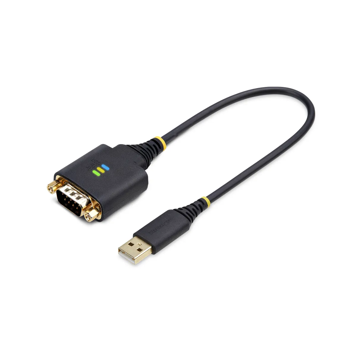 Startech.com 1P1FFC-USB-SERIAL USB-A DB9 RS232 átalakító fekete 0,3 m #1