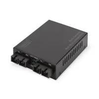 Assmann DN-82124 médiaátalakító gigabit 1000Base-SX SC 1310 nm 20 km single- és multimódú 5 V 1 A 3,5 W fekete