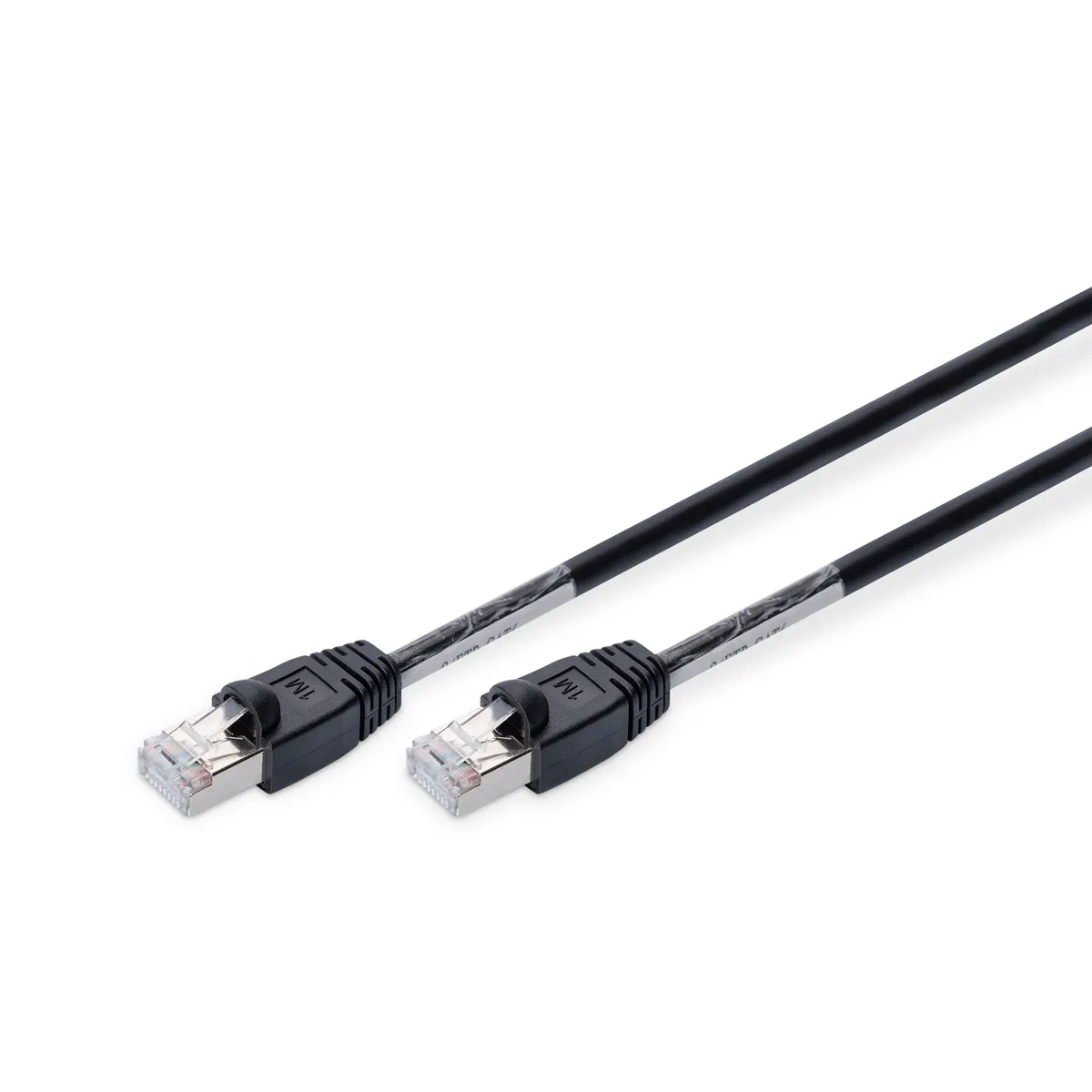 Assmann dk-1644-010-bl-od patchkábel cat6 s-ftp rj-45 rj-45 fekete 1 m #1